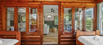 Lakefront Retreat | 2 Private Cabins w/ Hot Tub & Lake Views- sleeps 10
