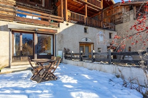 Outdoor dining - Studio Jouve Terrace Garden (Saint-Véran)