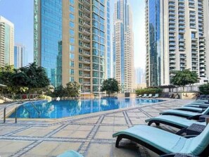 Pool - Iconic Burj&Fountain ViewRetreat (Dubai)