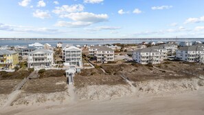 Exterior - Between The Blue - Oceanside 2B/2B Condo w/ Pool (Emerald Isle)