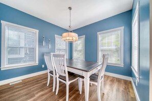Dining - The Sandbar: Large Vacation Home with Year-Round Pool Access (South Haven)