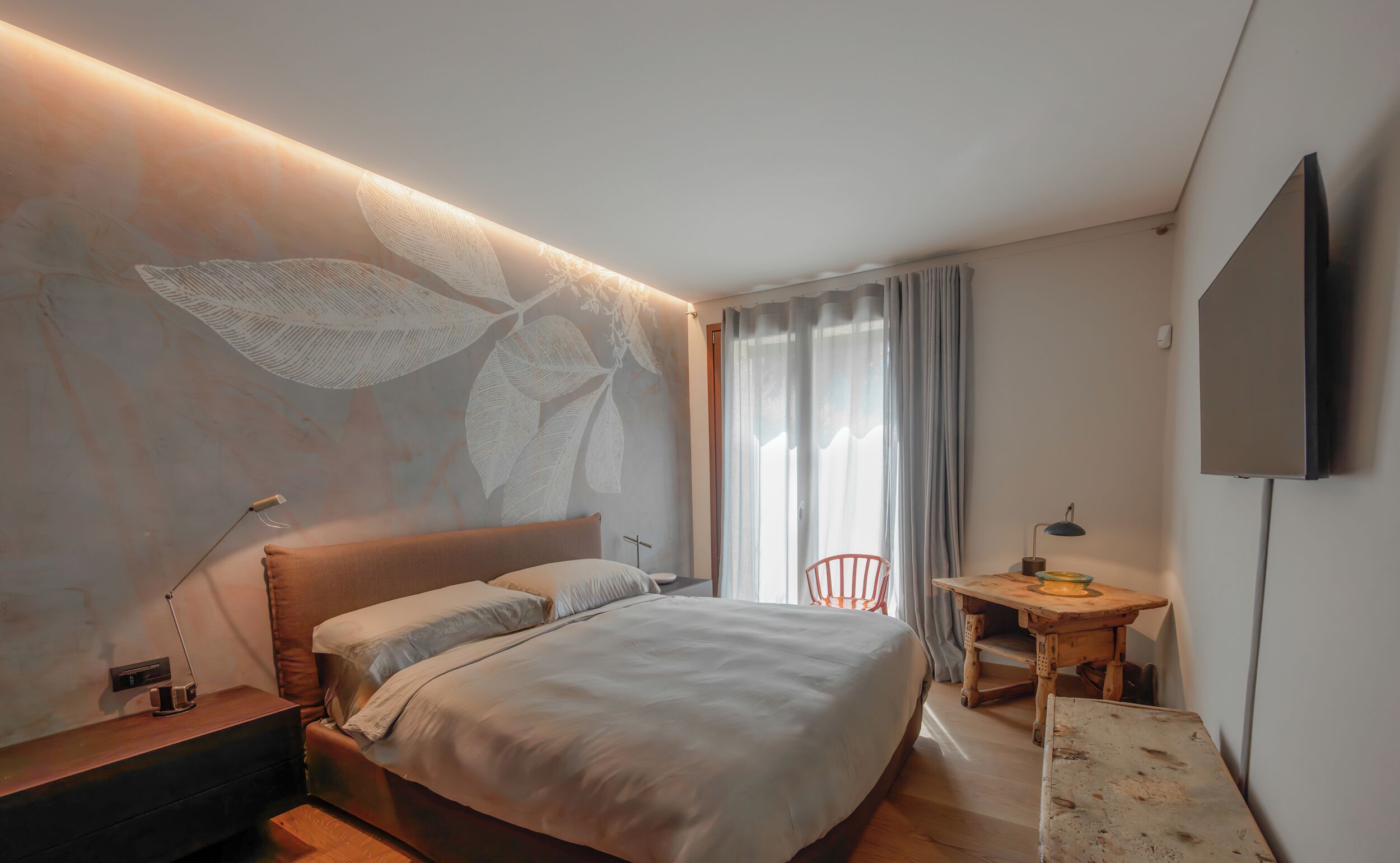 อพาร์ทเมนท์ (1 Bedroom) | 1 ห้องนอน, เตารีด/โต๊ะรีดผ้า, ผ้าปูที่นอน