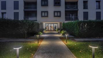 Front of property - evening/night