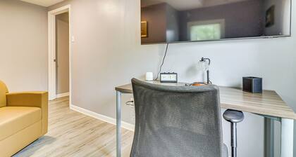 12 Mi to Rutgers: Brand New Apt w/ Home Office!