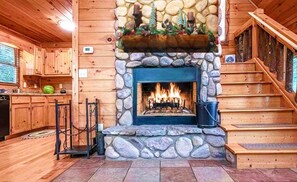 Interior - BLACK BEARS CROSSING: PET FRIENDLY, COZY CABIN WITH HOT TUB IN BLUE RIDGE, GA (Blue Ridge)