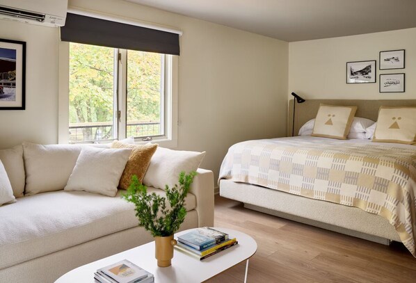 1 slaapkamer, een strijkplank/strijkijzer, gratis wifi, beddengoed