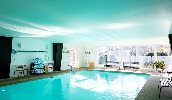 Indoor pool, a heated pool