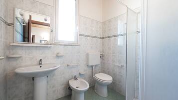 Ducha, secador de pelo y toallas