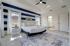 5 bedrooms, iron/ironing board, travel cot, WiFi