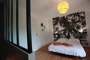 1 makuuhuone, silitysrauta/-lauta, vauvan matkasänky, ilmainen Wi-Fi