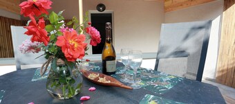 Nature break in Doué La Fontaine: house with terrace and Bioparc decor