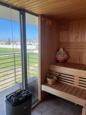 Villa, 3 Bedrooms, Accessible, Smoking | Sauna - Luxury Seaside Villa (Oroklini)
