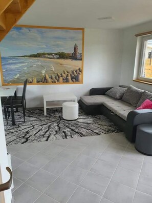 House | Living room - Comfortable Holiday Home, Sauna, Fishing Pond (Ustka)