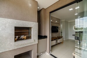 Interior - 2BR apt w/ BBQ 750m From Beach Rvn2003 (Itapema)