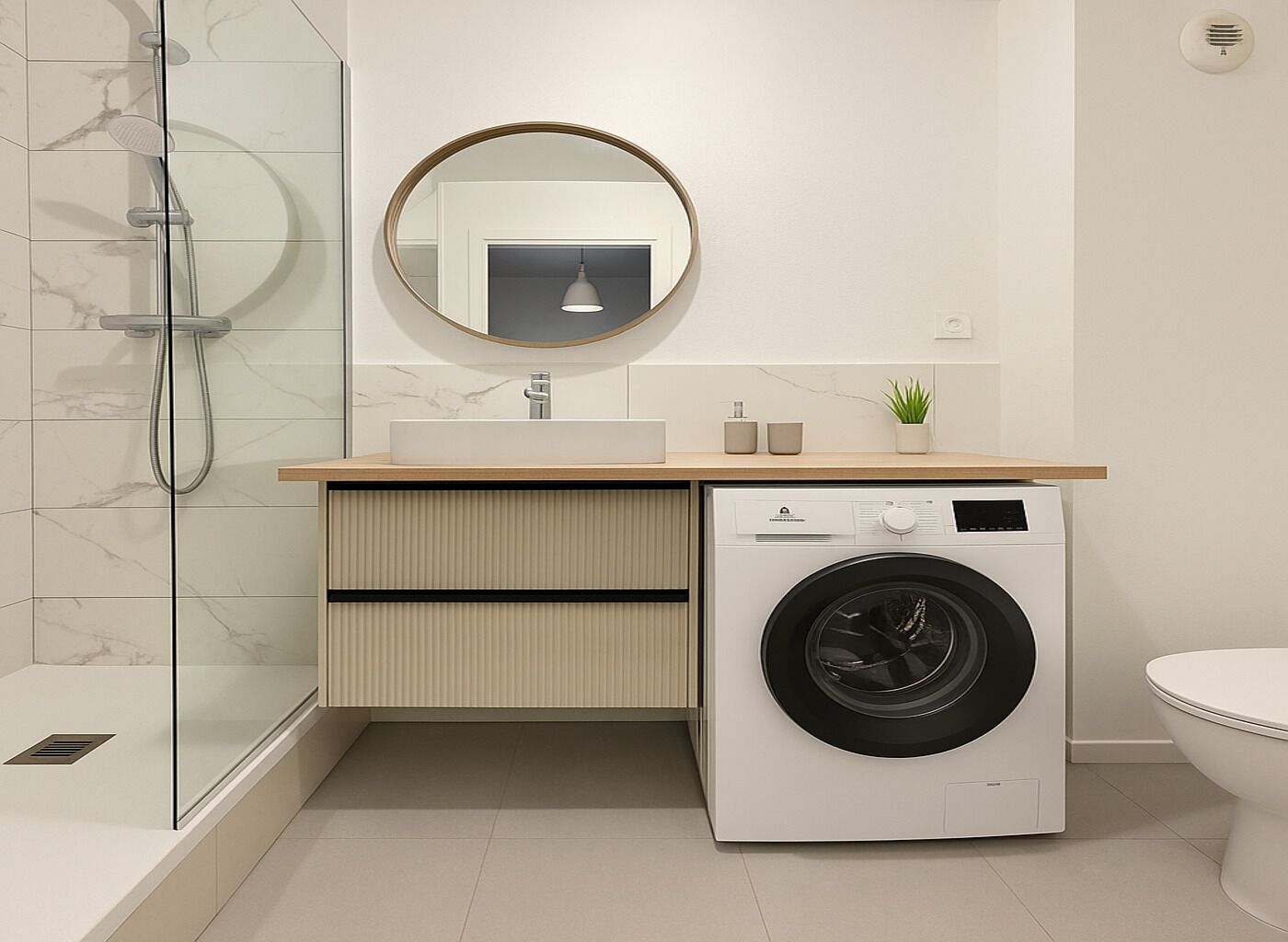 Studio | Bathroom | Free toiletries, hair dryer, towels, soap