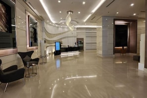 Condo, 2 Bedrooms, Accessible, Smoking | Lobby - Condo With Balcony at Makati SM Jazz (Makati)