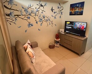 Apartment, 2 Schlafzimmer, barrierefrei, Raucher | Wohnzimmer