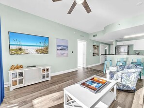 Smart TV - 🌊 Calypso 1-1805 | Stunning 18th Floor Gulf Views | Tiki Bar + Pools (Panama City Beach)