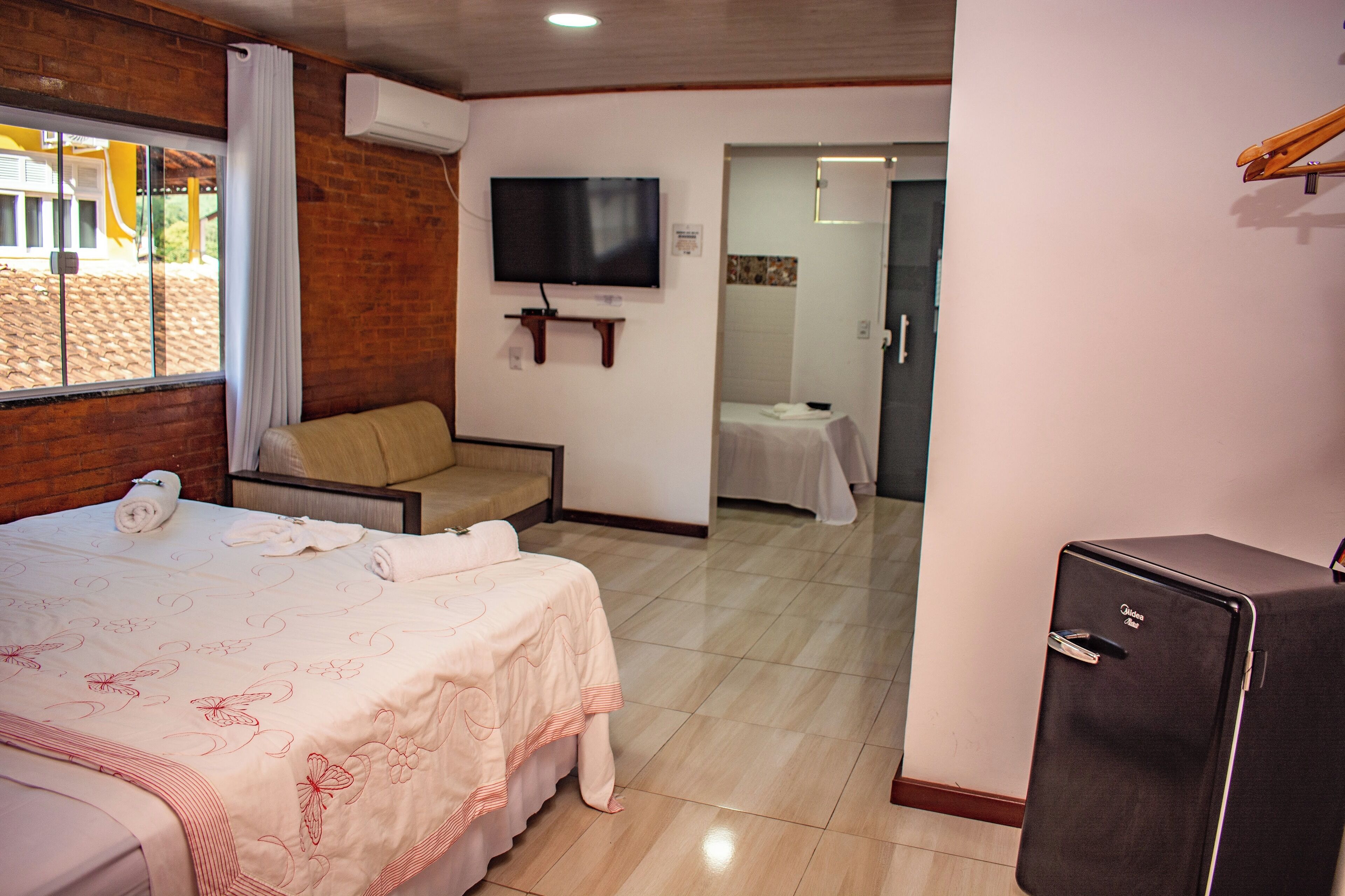 Quarto casal superluxo | Wi-Fi de cortesia