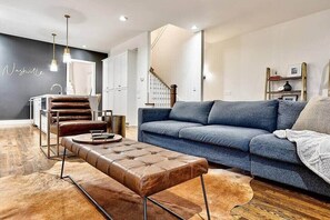 TV, fireplace, offices