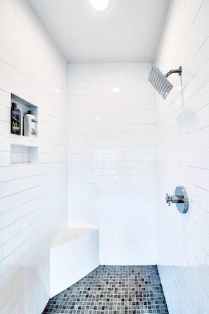 Shower, hair dryer
