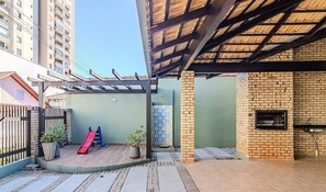 Basic Villa | Terrace/patio - 3BR House w/ BBQ 350m Beach Rst0206 (Penha)