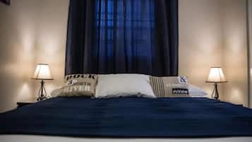 1 habitación, tabla de planchar con plancha, wifi y ropa de cama