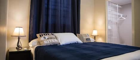 1 chambre, fer et planche Ă  repasser, Wi-Fi, literie fournie