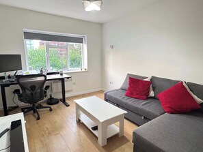 TV, stereo, offices