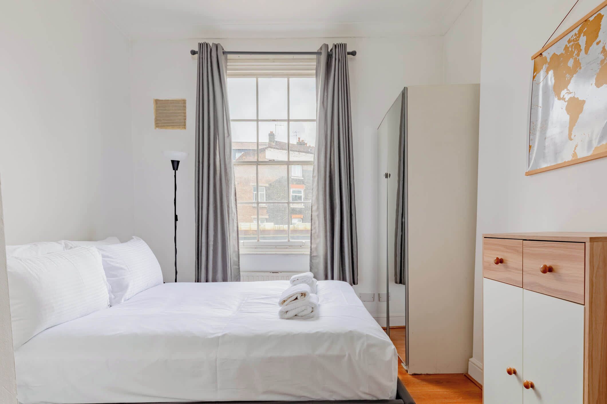 1 bedroom, iron/ironing board, Internet, bed sheets