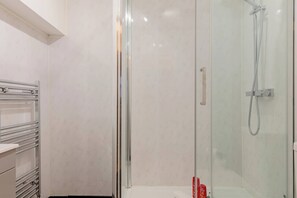 Shower, hair dryer