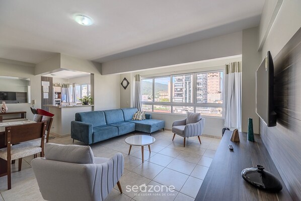 Living area - Charming Apt 550m From Pereque Beach - Rne0301 (Porto Belo)