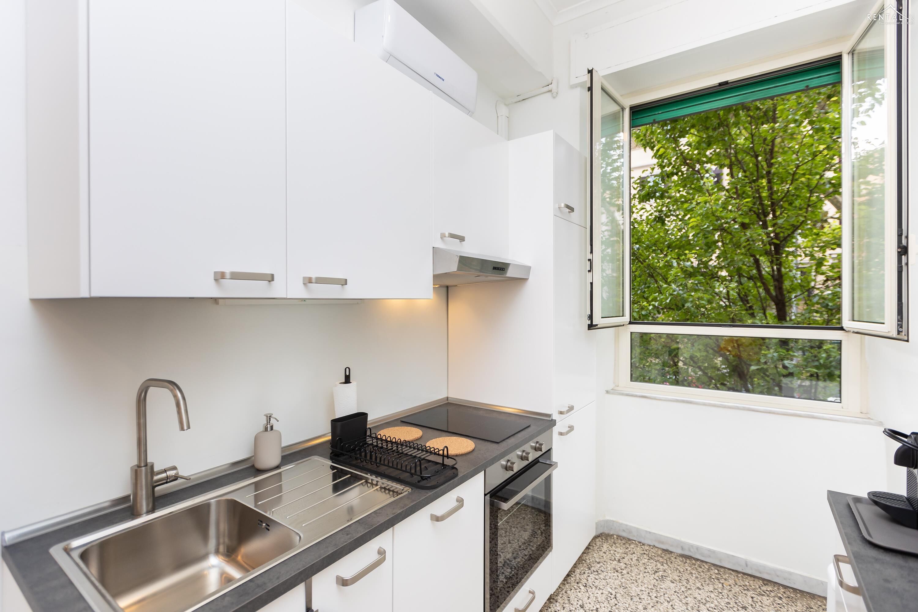 Apartamento | Cozinha privada | Micro-ondas