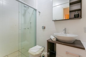 Bathroom - Apartment 110m From Ingleses Beach Eve0104 (Florianópolis)