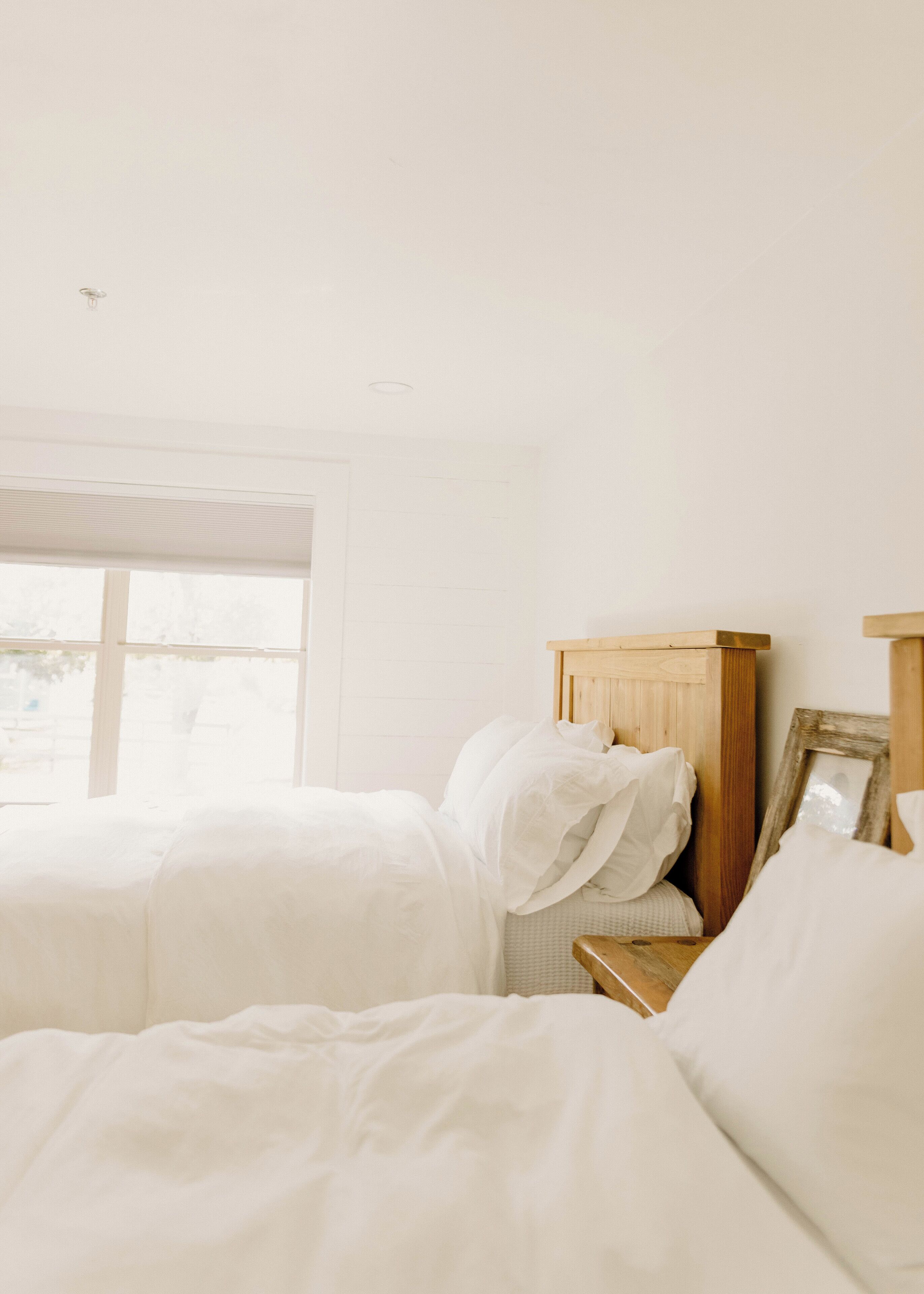 Premium bedding, down duvets, individually decorated