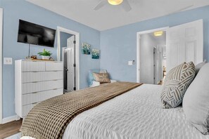 2 habitaciones, cuna de viaje, wifi y ropa de cama 