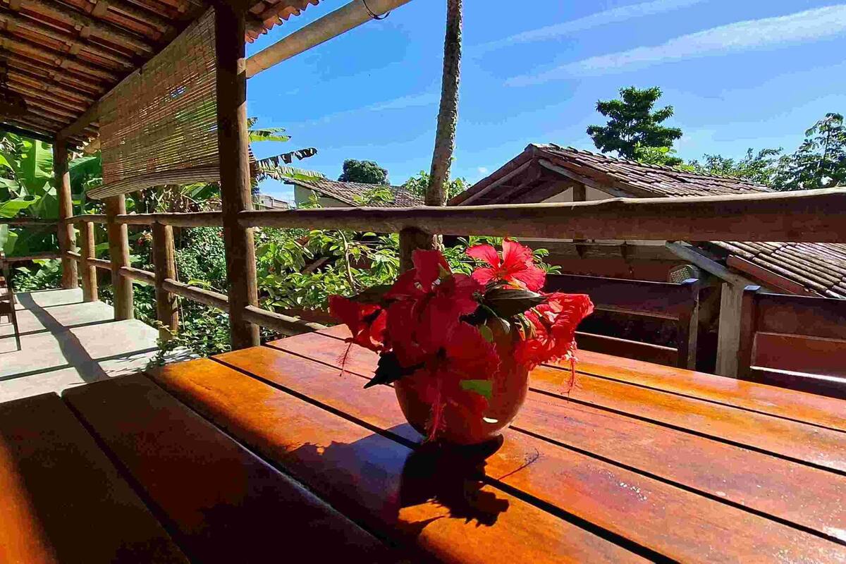 Studio Supérieur, 1 lit double, vue jardin | Terrasse/Patio