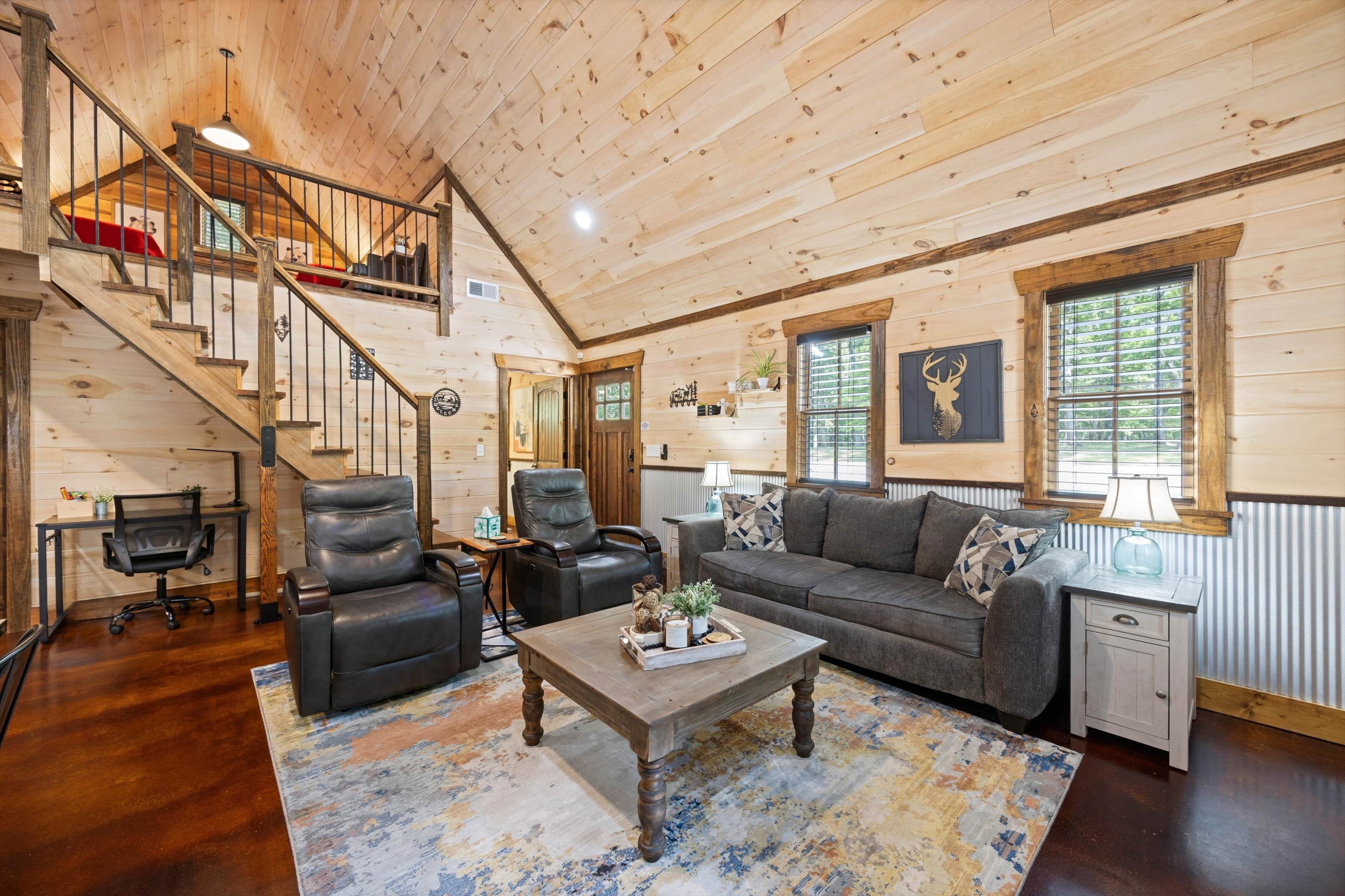 TV connectée, cheminée, livres