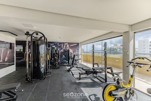 Fitness facility - Aptos completos em em prédio a 400m da praia \- PZO (Ilhéus)