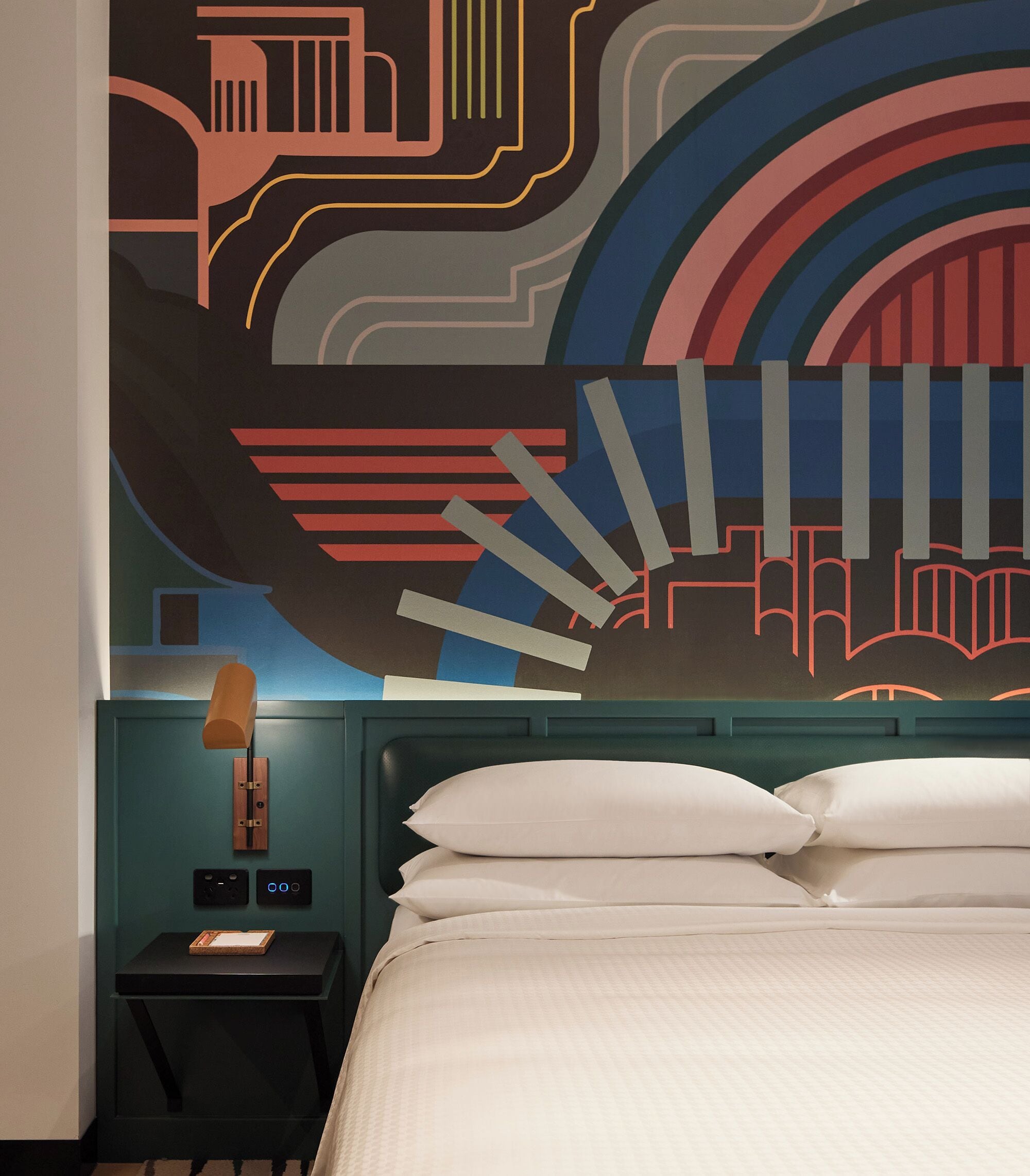 Standard Room, 1 Queen Bed, Roll-in Shower | Premium bedding, desk, laptop workspace, soundproofing