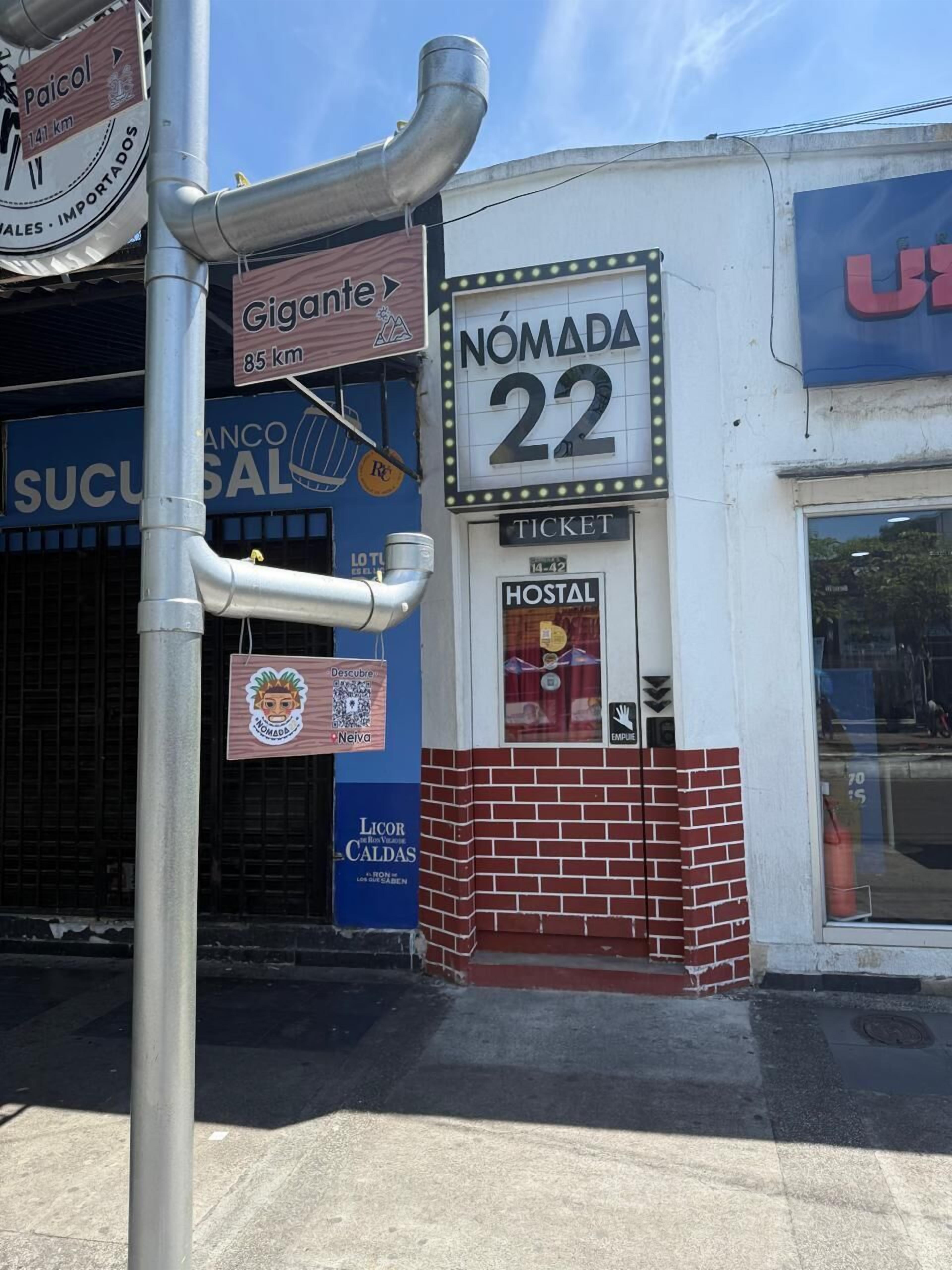 Façade de l’hébergement