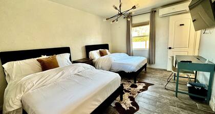 Enchanting southwestern villa and casita with pool, playground, and bball hoop