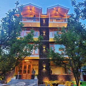 Overnatningsstedets facade
