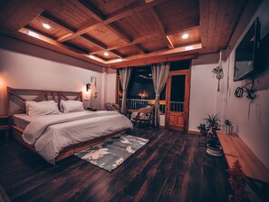 Premium-Einzelzimmer, Balkon, Flussblick