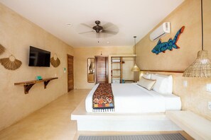 2 bedrooms, desk, iron/ironing board, travel crib