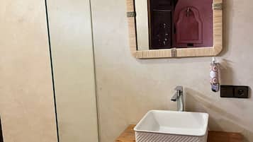 Superior Double or Twin Room | Bathroom | Shower, hair dryer, towels, soap