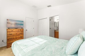 4 bedrooms, iron/ironing board, travel cot, WiFi