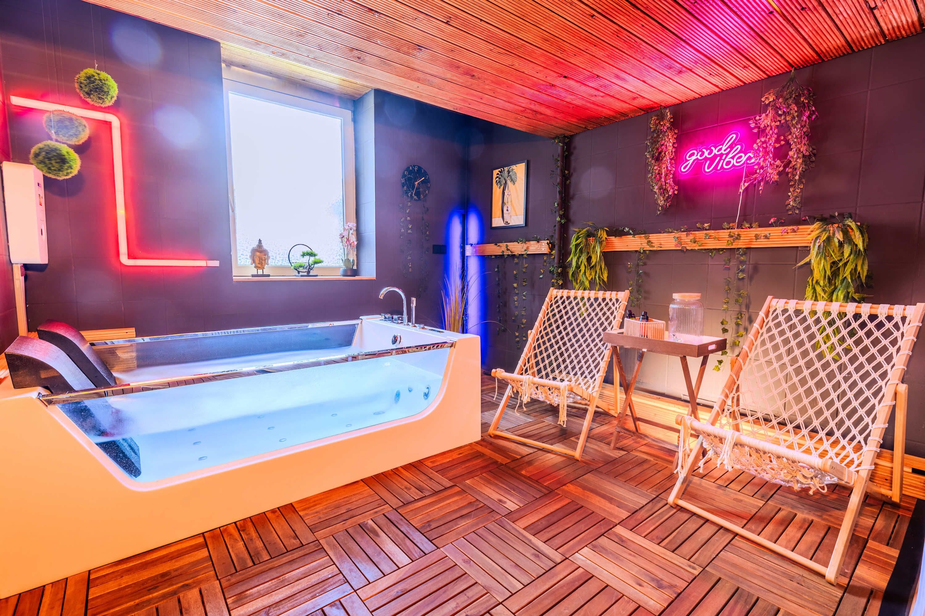 Bain à remous intérieur