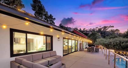 Hilltop Studio City Home · Pool & Views