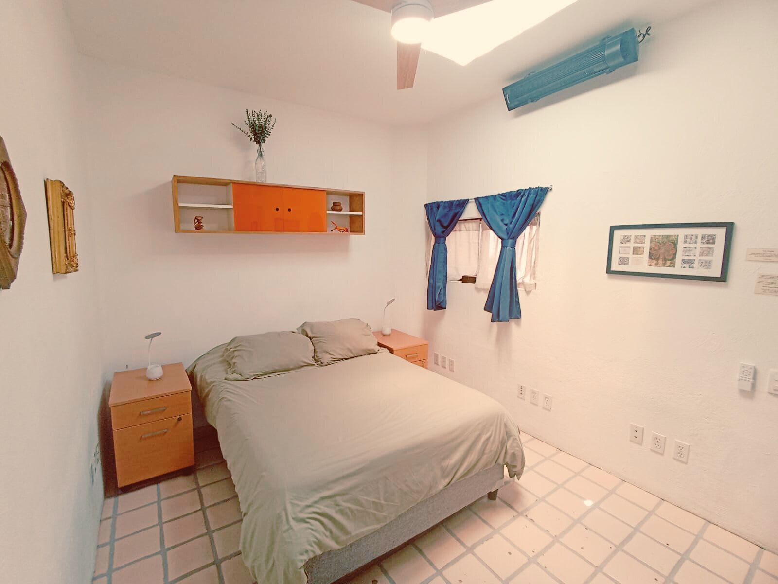 1 dormitori, planxa i posts de planxar, wifi i roba de llit 
